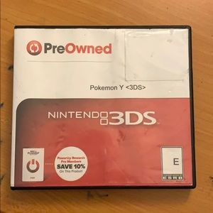 Pokémon Y 3DS game